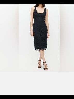 Dolce & Gabbana Black Lace Cocktail Dress